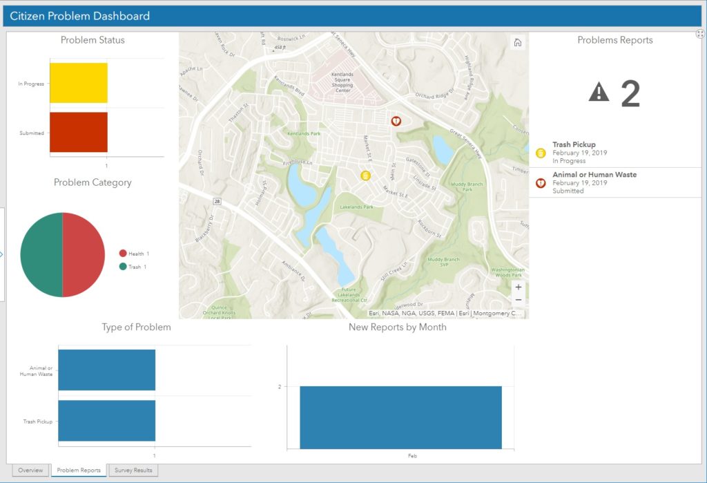 issue dashboard status